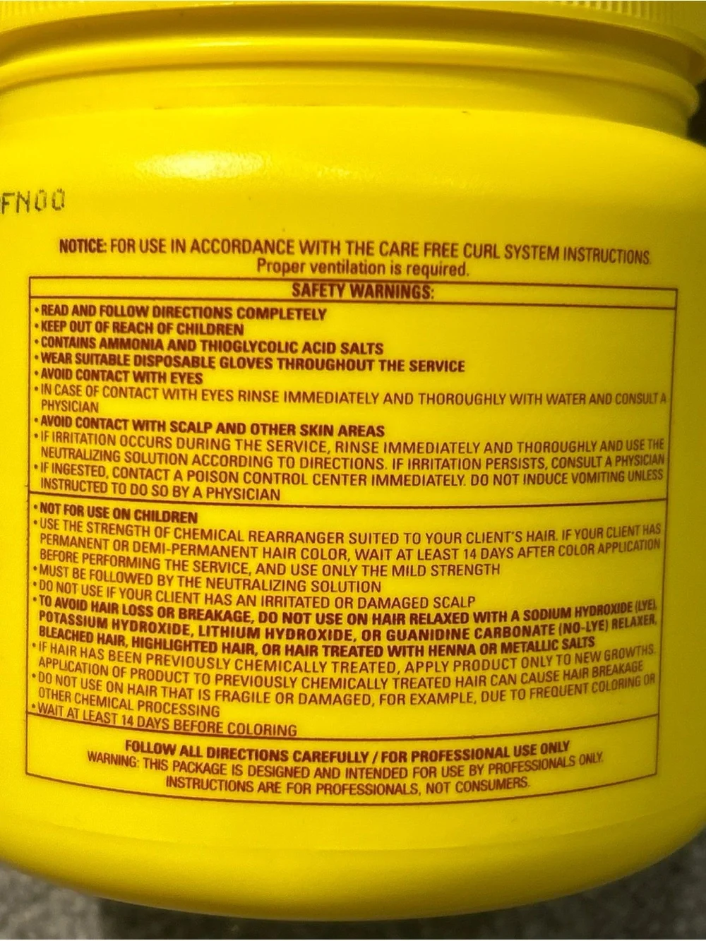 Softsheen Carson Care Free Curl Cold Wave Chemical Rearranger REGULAR Strength
